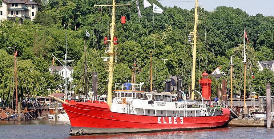 Das Feuerschiff Elbe in Hamburg